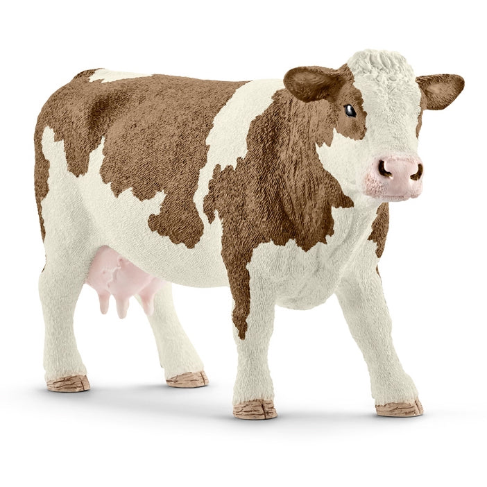 Schleich Simmental Cow toy figure – Model #13801