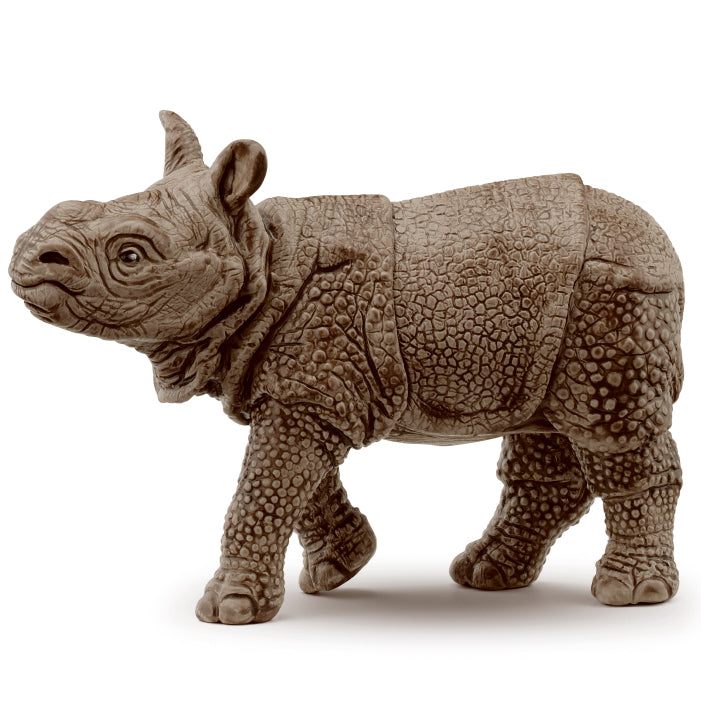 Schleich Indian Rhinoceros Baby toy figure – Model #14860