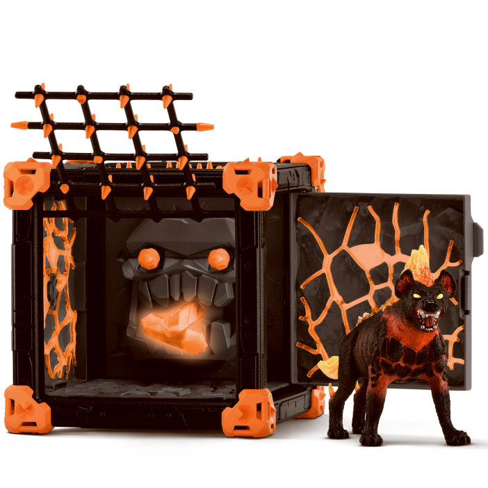 Schleich Battlecave Lava Hyena toy figure – Model #42674