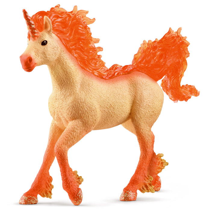 Schleich Elementa Fire Unicorn Stallion toy figure – Model #70756
