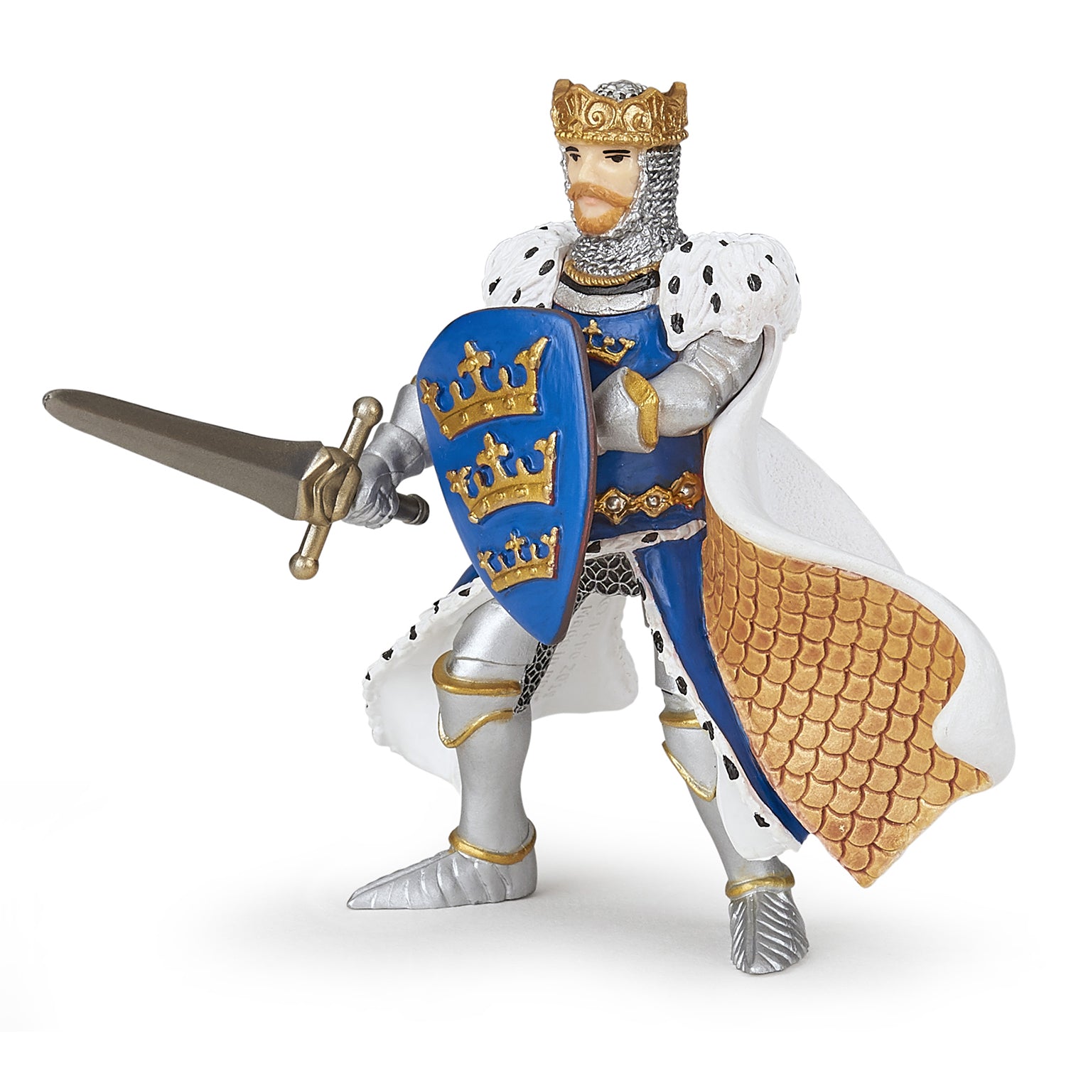 Papo Blue King Arthur toy figure – Model #39953