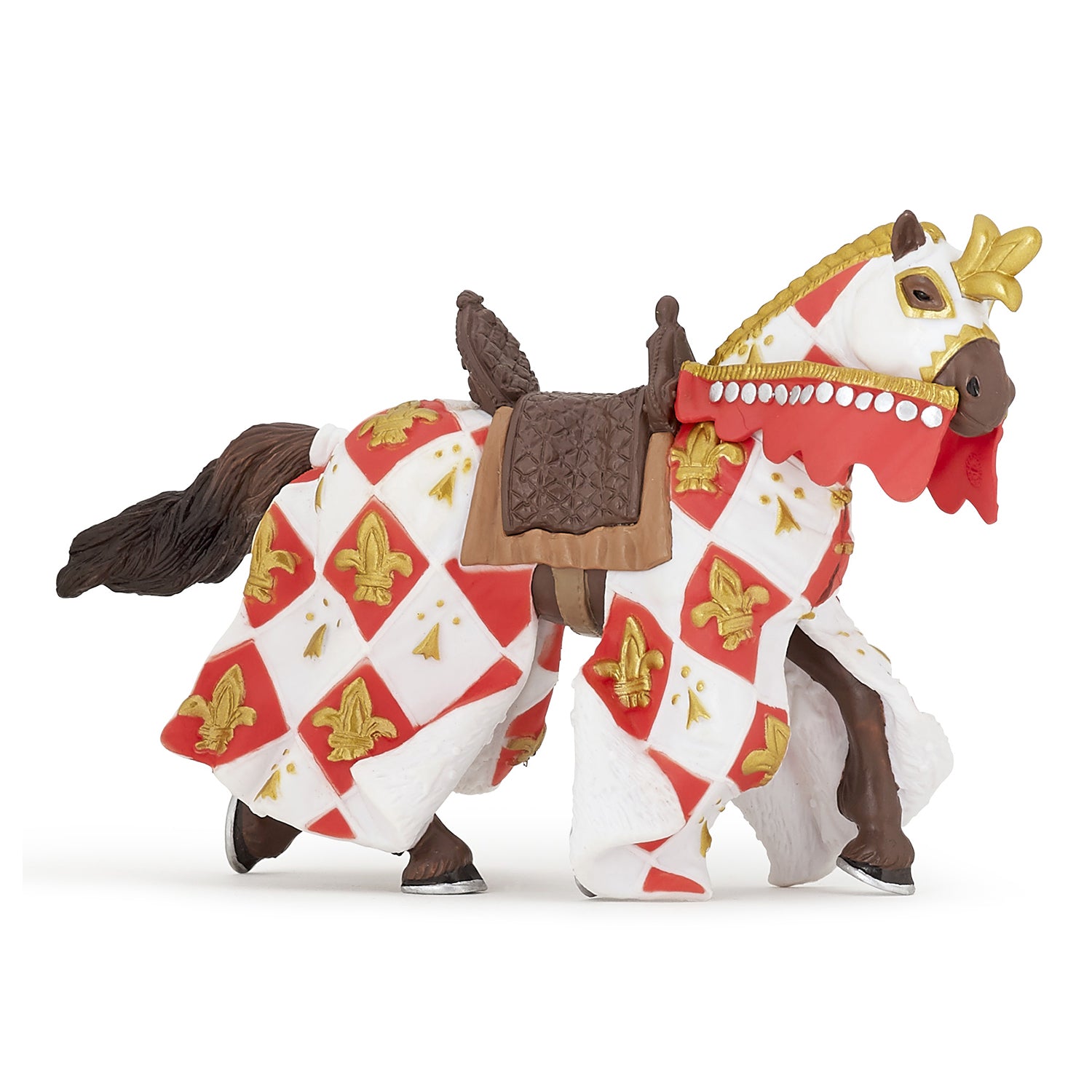 Papo Fleur De Lys White Horse toy figure – Model #39789