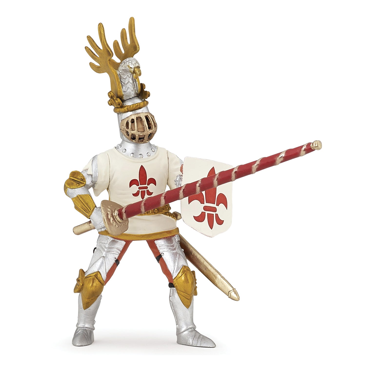 Papo Fleur De Lys White Knight toy figure – Model #39790