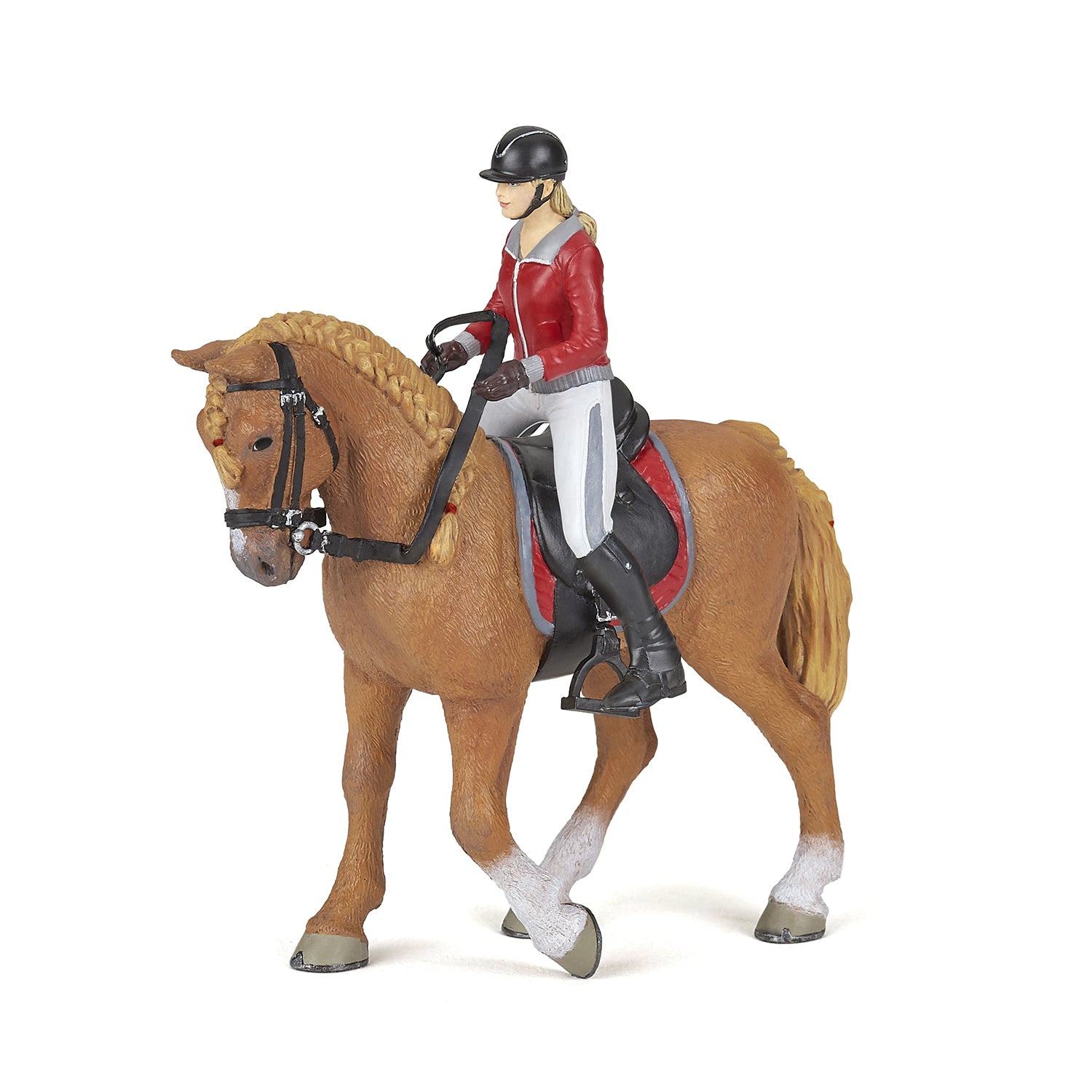 Papo Horse Walking Female Rider toy figure – Model #51564