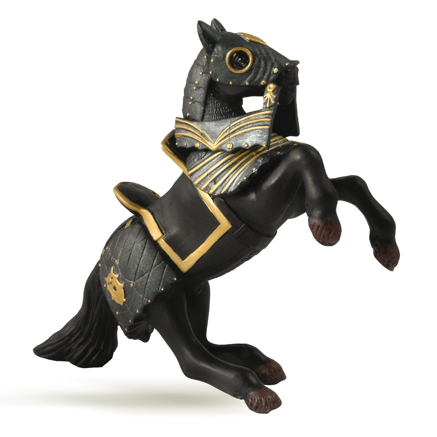 Papo Knight In Black Armour Horse toy figure – Model #39276