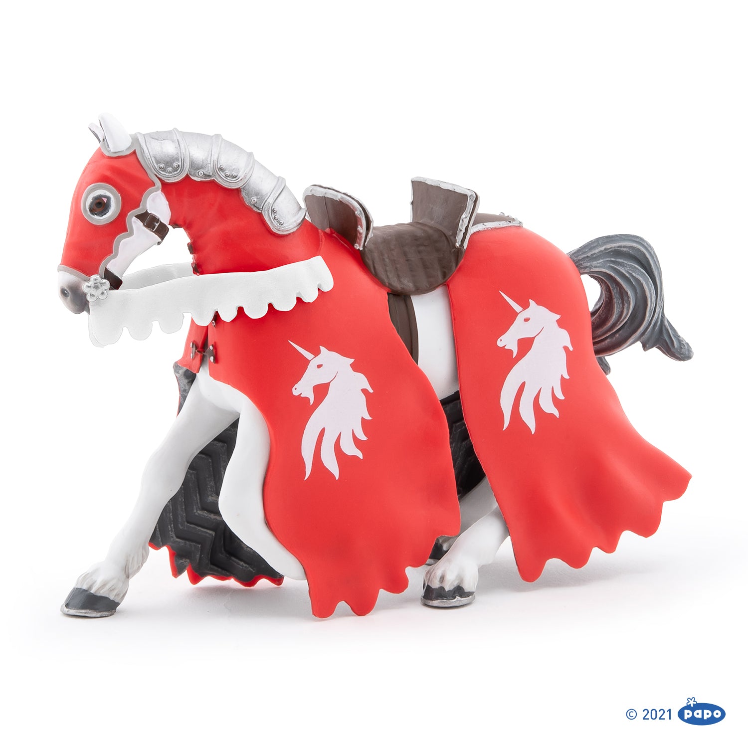 Papo Unicorn Knight Horse toy figure – Model #39781