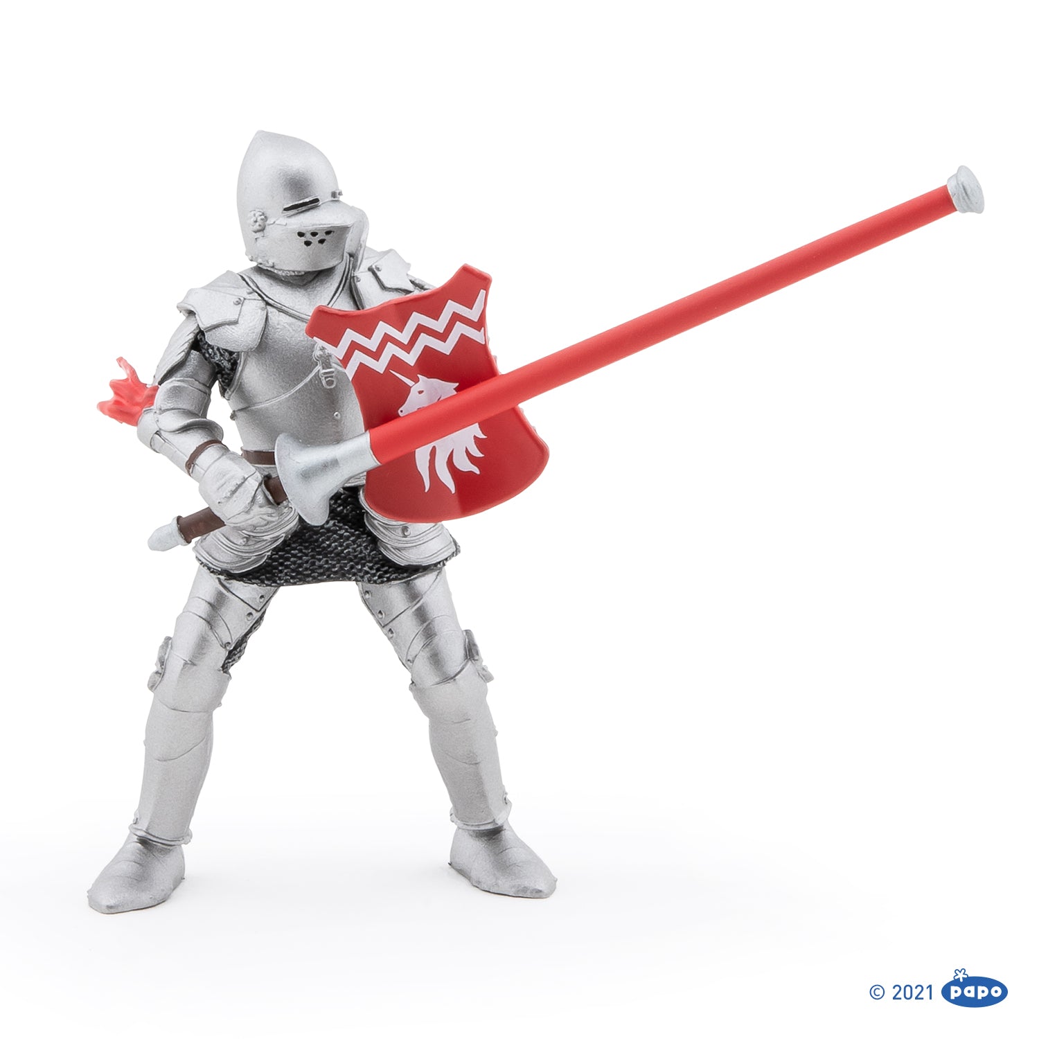 Papo Unicorn Knight With Spear toy figure – Model #39782