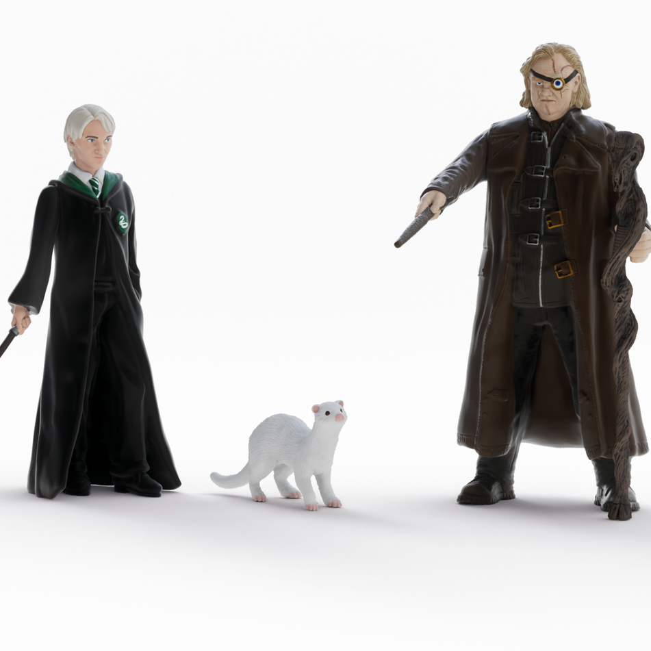 Schleich Mad Eye Moody Draco Malfoy toy figure – Model #14907